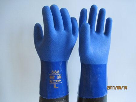 PVC impregnated gloves 666