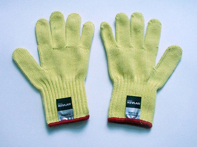 K-100 cut-resistant gloves, reinforced